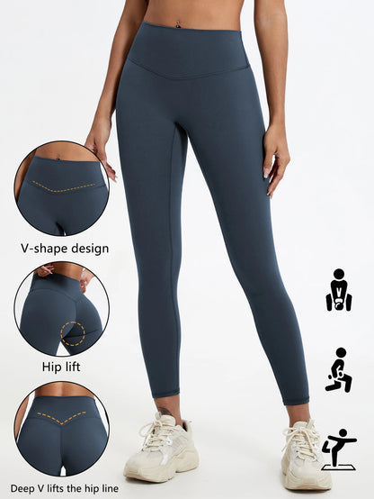 Legging Sport Femme Taille Haute – Gainant, Séchage Rapide, Yoga & Running