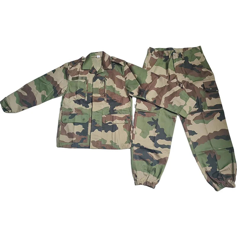 Treillis Militaire Style F2 — Ensemble Veste & Pantalon Camouflage Armée Française - BLACKBEARD OUTDOOR INDUSTRIES
