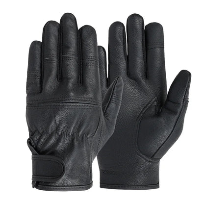 Gants Moto Cuir de Mouton Tactiles — Protection & Confort - BLACKBEARD OUTDOOR INDUSTRIES