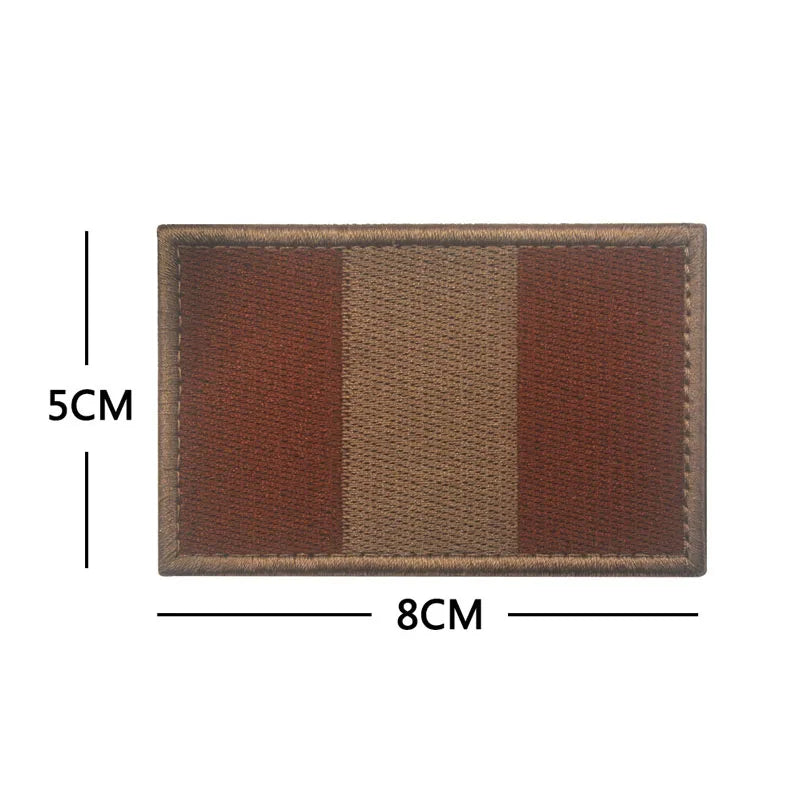 Patch Drapeau France Rectangulaire Brodé – Hook & Loop ou Couture | DIY Veste, Sac, Casquette, Brassard | 12 Modèles - BLACKBEARD OUTDOOR INDUSTRIES