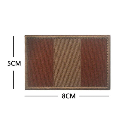 Patch Drapeau France Rectangulaire Brodé – Hook & Loop ou Couture | DIY Veste, Sac, Casquette, Brassard | 12 Modèles - BLACKBEARD OUTDOOR INDUSTRIES
