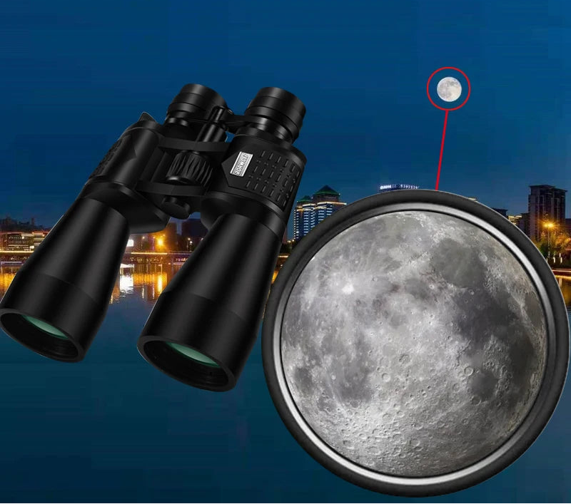 Jumelles BORWOLF 15-45x60 HD – Prisme BAK4, Zoom Puissant, Chasse & Observation
