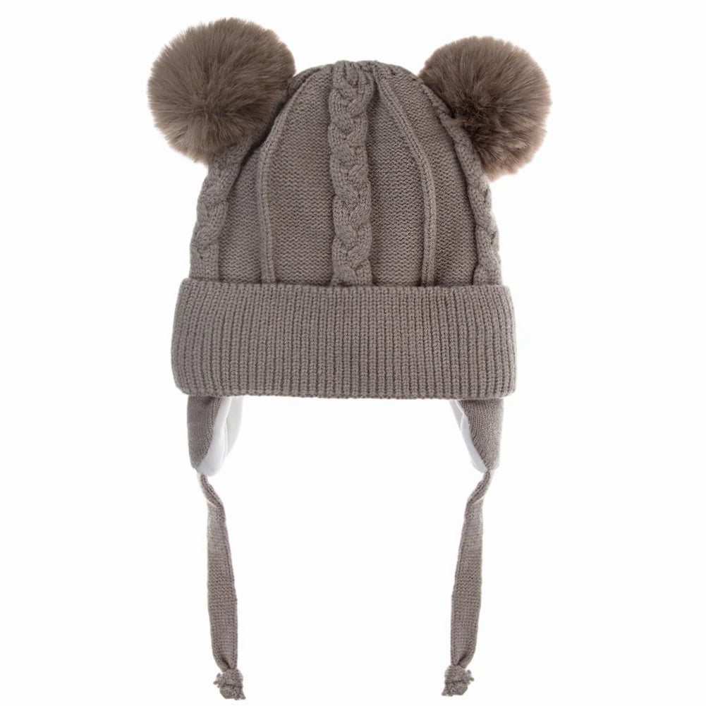 bonnet tricoté ours pour enfant 0/3ans Ma boutique