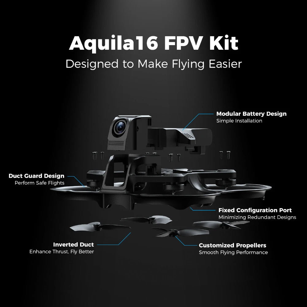 BETAFPV Aquila16 – Kit FPV Complet Débutant | Lunettes VR03 | ELRS 3.0 | 8 min - BLACKBEARD OUTDOOR INDUSTRIES