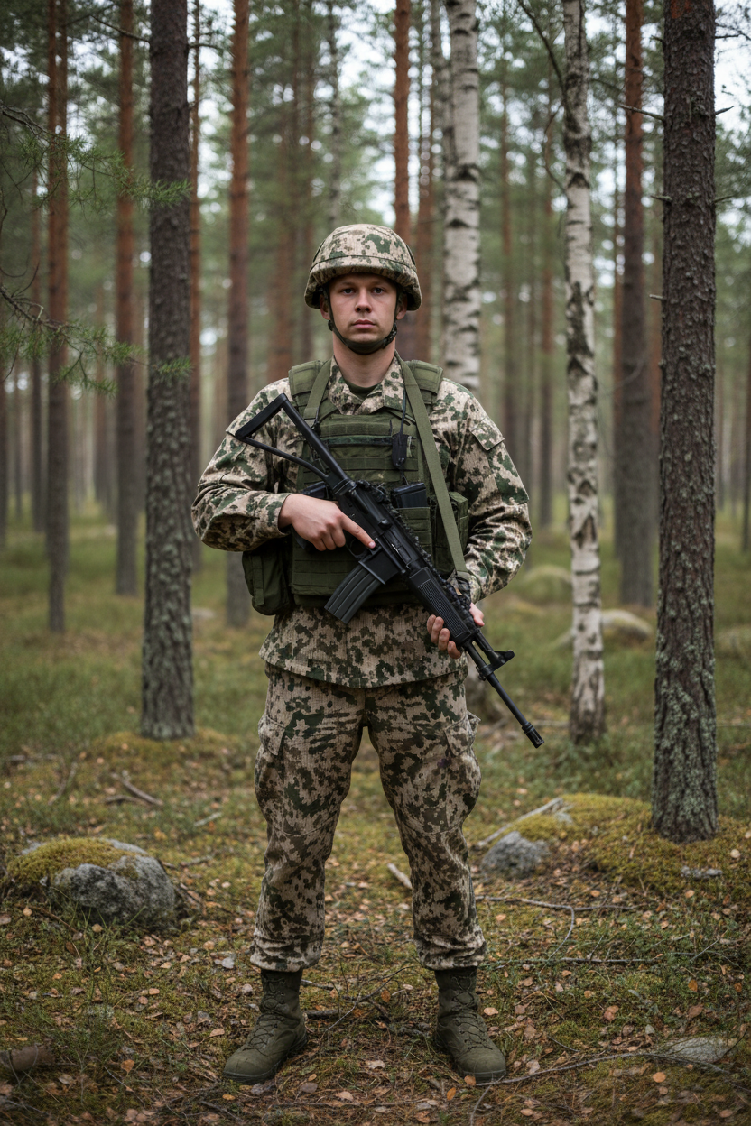 Ensemble Uniforme Militaire Finlandais Camouflage Désert – Veste + Pantalon Homme - BLACKBEARD OUTDOOR INDUSTRIES