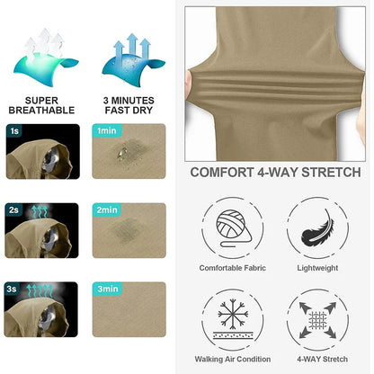 Pantalon Randonnée Tactique Homme 2-en-1 — Imperméable, Séchage Rapide, Anti-UV | L à 6XL - BLACKBEARD OUTDOOR INDUSTRIES