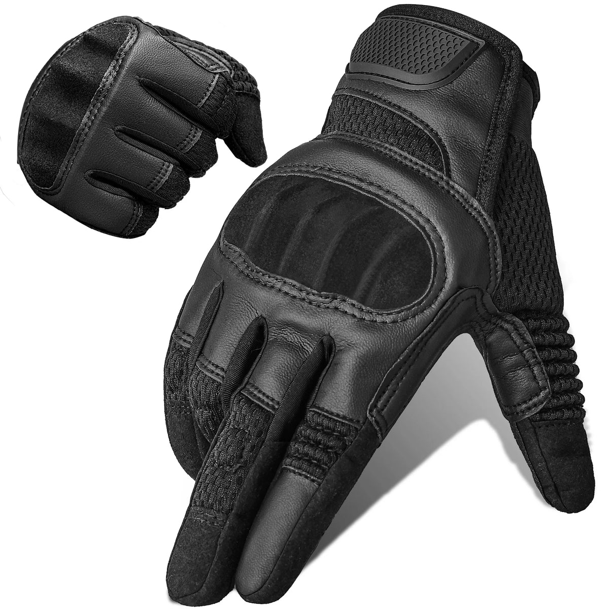 Gants tactiques outdoor unisexes en polyester – M à XL