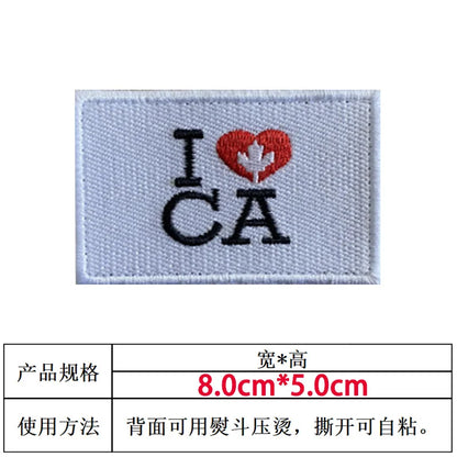Patch Drapeau Canada – Brodé avec Velcro ou à Coudre - BLACKBEARD OUTDOOR INDUSTRIES
