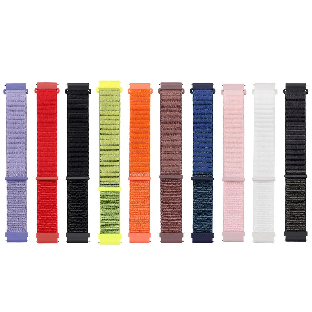 Bracelet en Nylon 20mm pour Garmin Vivoactive 5 - Bracelet de Remplacement Smart avec Libération Rapide pour Garmin Active 5/6 BLACKBEARD OUTDOOR INDUSTRIES