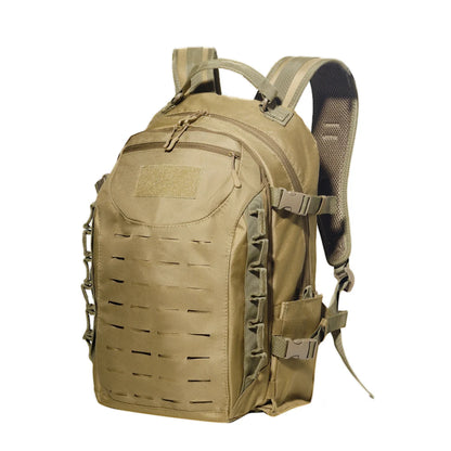 Sac à dos tactique 25L MOLLE multi-poches, noir ou kaki