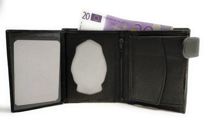 Portefeuille Porte-Carte Police – Cuir Véritable, Porte-Plaque, Fait Main - BLACKBEARD OUTDOOR INDUSTRIES