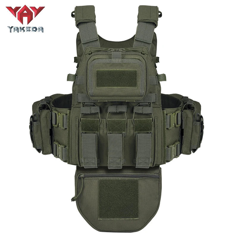 Gilet tactique YAKEDA 8280 - Gilet tactique de chasse - Gilet plein recouvrement pour activités en plein air - BLACKBEARD OUTDOOR INDUSTRIES