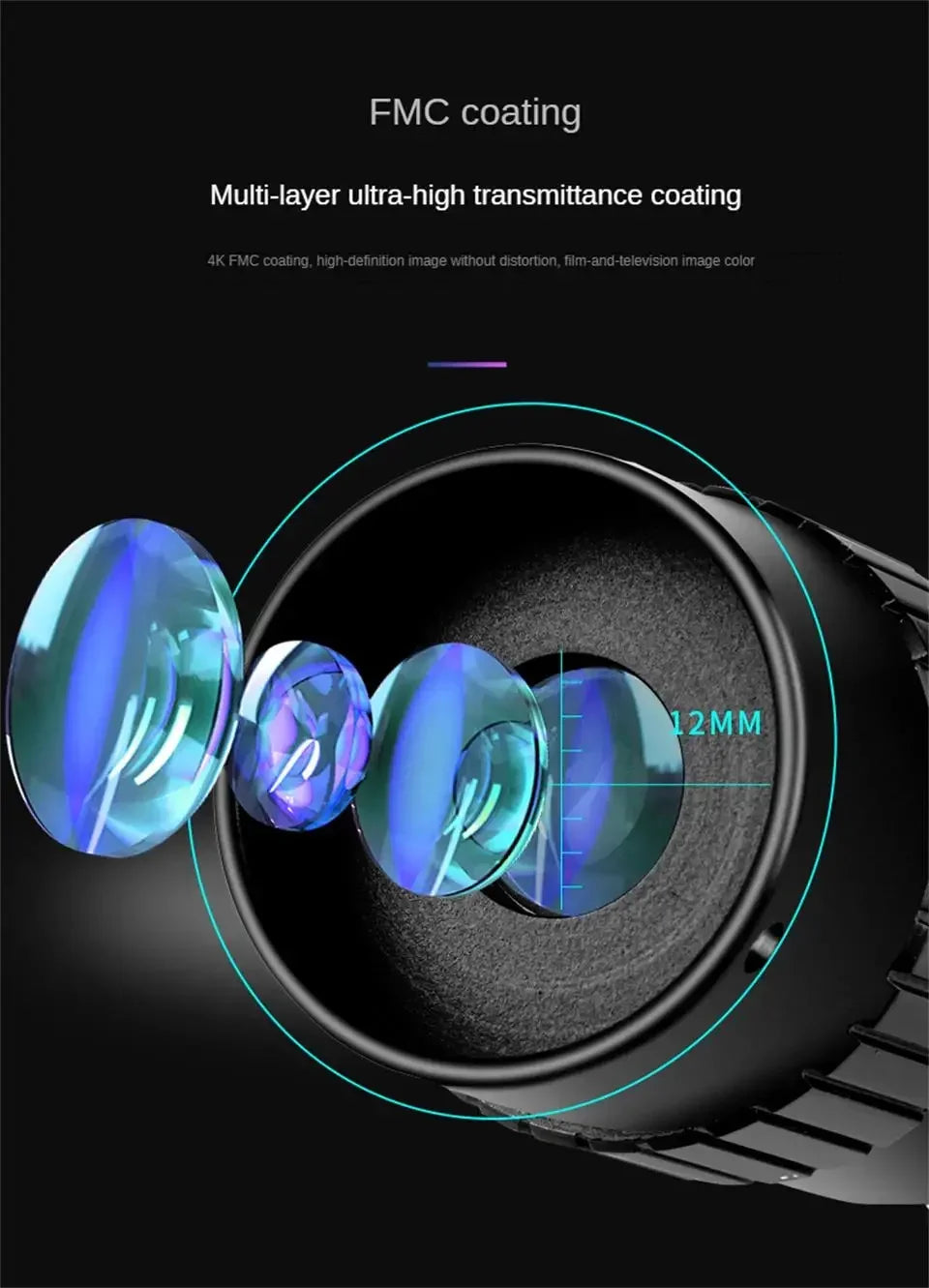 Monoculaire Haute Définition 10-300x40 avec Prismes BAK4 – Télescope Professionnel Portable Zoom Longue Portée 4K pour Camping, Observation et Aventures Extérieures - BLACKBEARD OUTDOOR INDUSTRIES