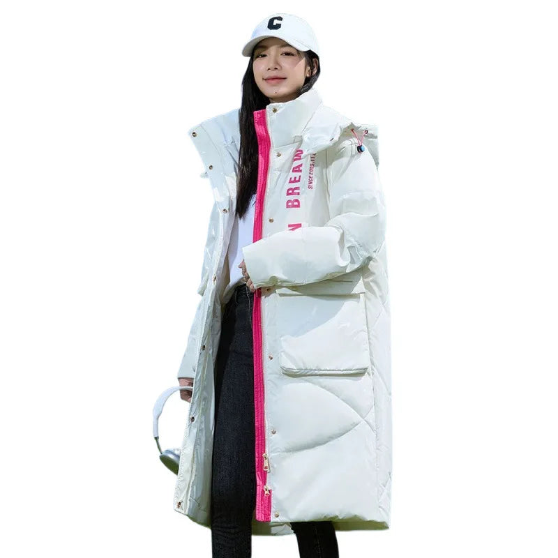 Manteau Long Femme à Capuche - Imperméable, Ouatiné Hiver