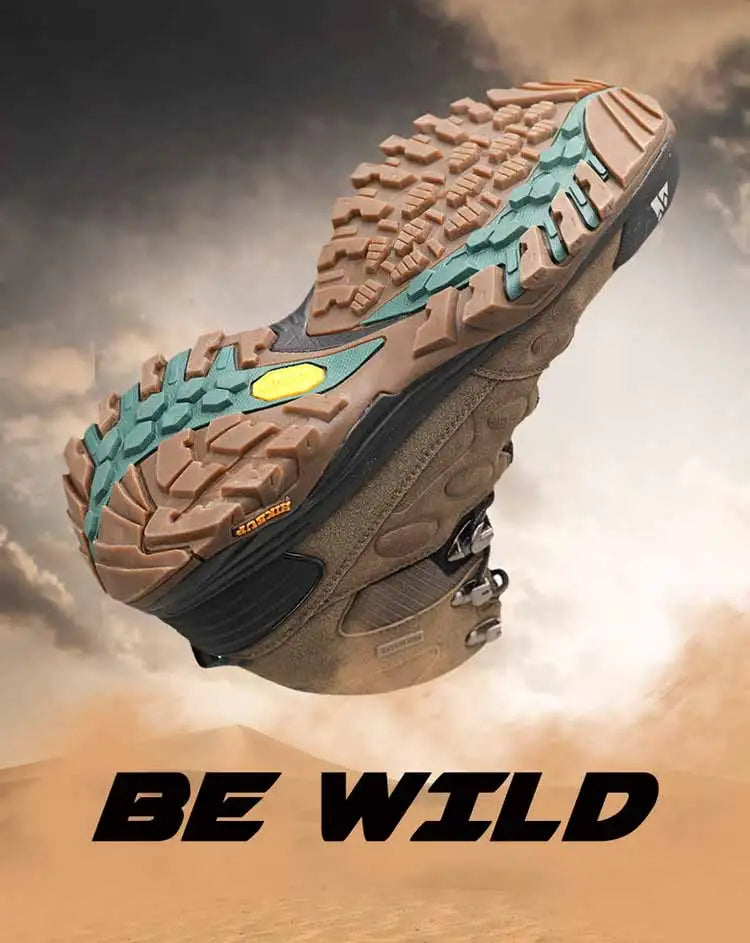 Bottes de Randonnée Hautes pour Homme – Chaussures Outdoor d’Hiver, Lacets, Antidérapantes, Confortables et Chaudes, Idéales pour Trekking et Activités Sportives - BLACKBEARD OUTDOOR INDUSTRIES