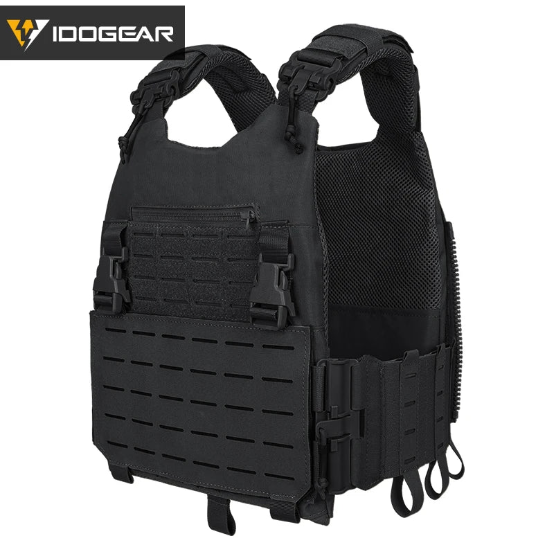 Gilet tactique porte plaques IDOGEAR LSR laser cut MOLLE - BLACKBEARD OUTDOOR INDUSTRIES