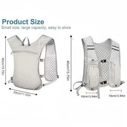 Sac de poitrine d’hydratation pour running, vélo et randonnée