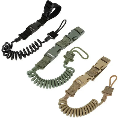 Lanière Tactique Militaire Multi-usage avec Ressort – Sangle de Pistolet Sécurisée et Sangle de Fusil, Accessoires pour Tir, Chasse et Shooting BLACKBEARD OUTDOOR INDUSTRIES