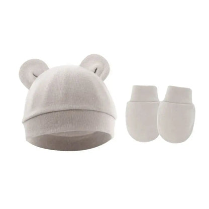 ensemble bonnet et gant coton pour enfants 1/3ans Ma boutique