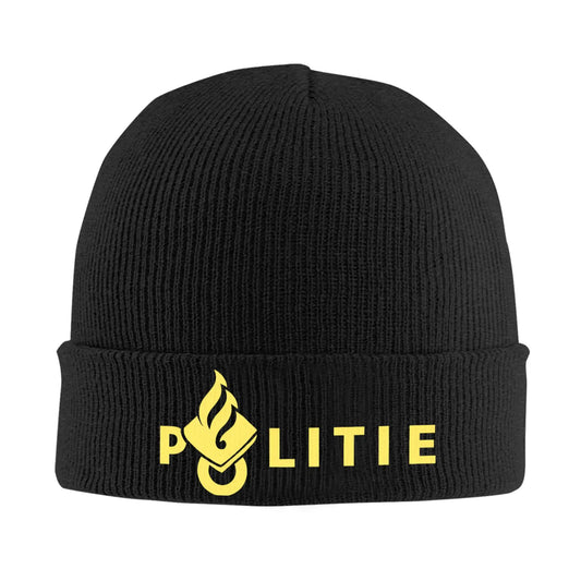 Bonnet Tricoté Police Néerlandaise POLITIE – Beanie Chaud Unisexe Hiver – Homme & Femme – 3 Coloris - BLACKBEARD OUTDOOR INDUSTRIES