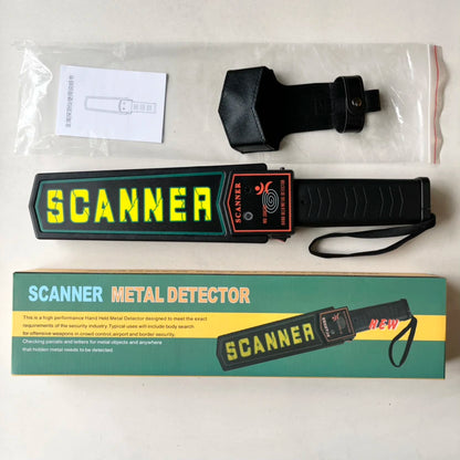 Détecteur de Métaux Portable - Scanner de Sécurité Manuel Haute Sensibilité - BLACKBEARD OUTDOOR INDUSTRIES