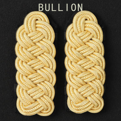 Épaulettes à franges et aiguillette dorées – Ensemble de cérémonie Bullion