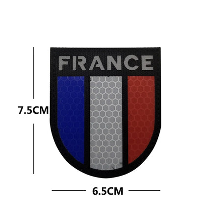 Patch Brodé Légion Étrangère France – Insigne Tactique Hook & Loop | +50 Modèles