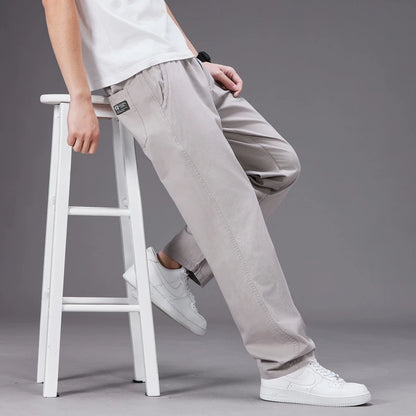 Pantalon Homme Grande Taille Coton – Coupe Droite Casual Été M à 6XL - BLACKBEARD OUTDOOR INDUSTRIES