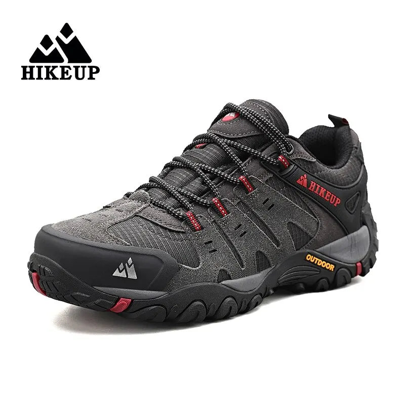 Chaussures de Randonnée Homme Cuir Suède – Trekking, Marche, Chasse, Usage Tactique, EU 41-45