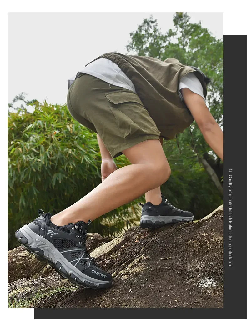 Chaussures de Randonnée Homme - Respirantes en Mesh, Légères et Résistantes - Chaussures de Sport pour Randonnée, Chasse et Activités Tactiques - BLACKBEARD OUTDOOR INDUSTRIES