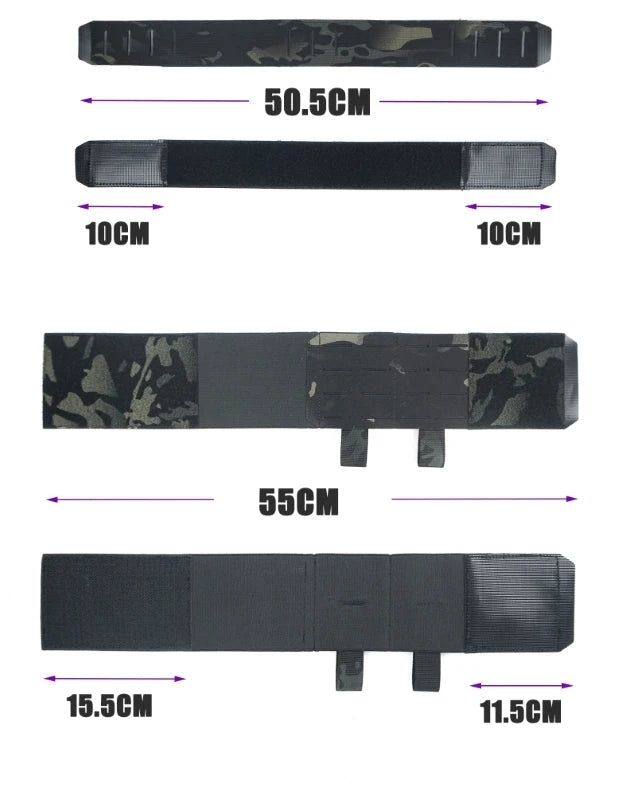Gilet porte-plaques tactique