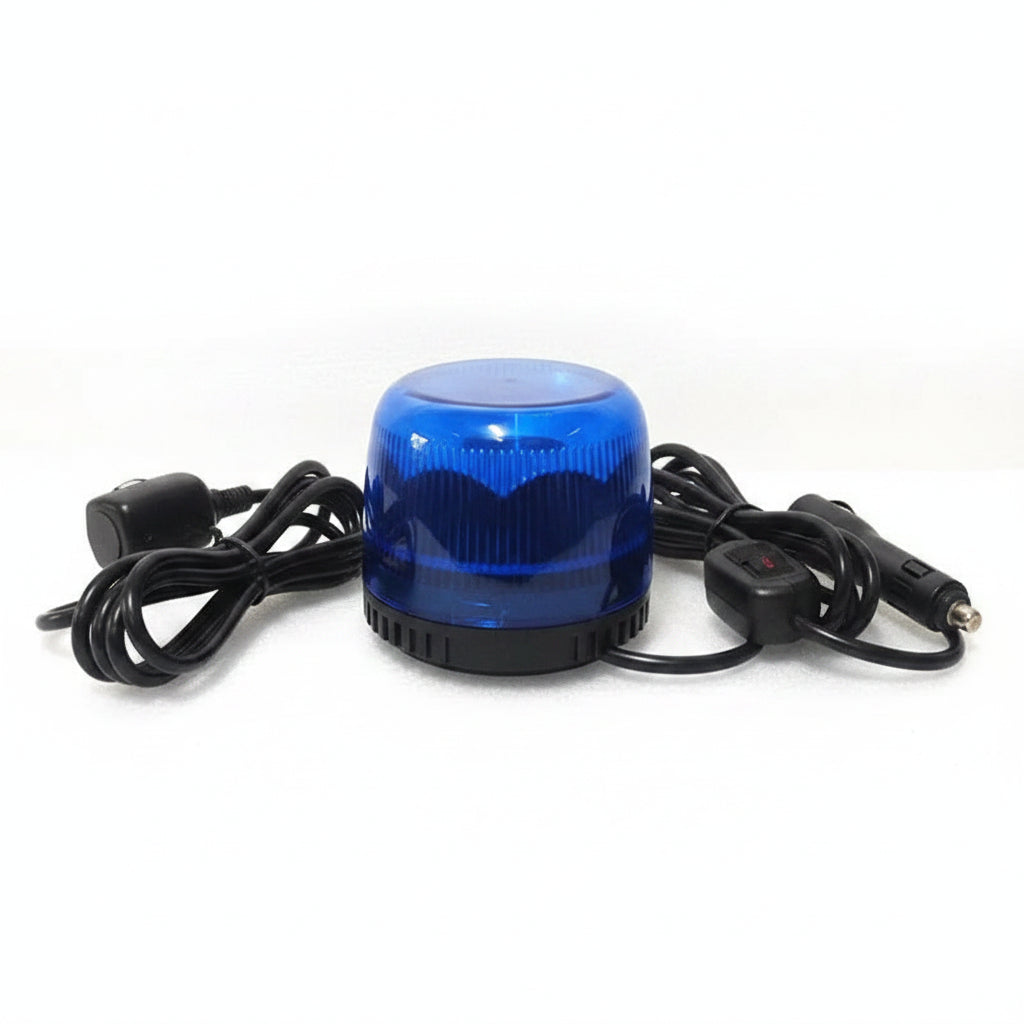 Gyrophare LED 8W Magnétique Bleu — Balise Lumineuse Police & Gendarmerie DC12V/24V IP67 - BLACKBEARD OUTDOOR INDUSTRIES