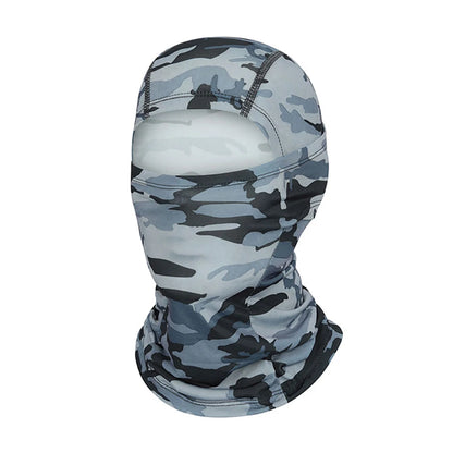Cagoule anti-UV vélo et moto, masque visage et cou