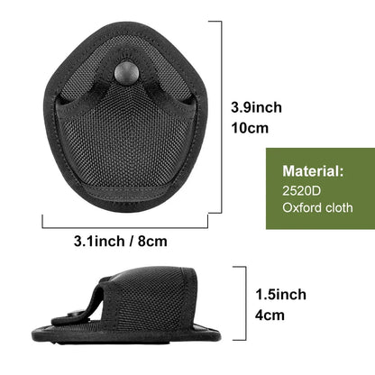 Holder Tactique pour Menottes - Poche MOLLE Universelle pour Menottes Standard avec Système de Libération Rapide BLACKBEARD OUTDOOR INDUSTRIES