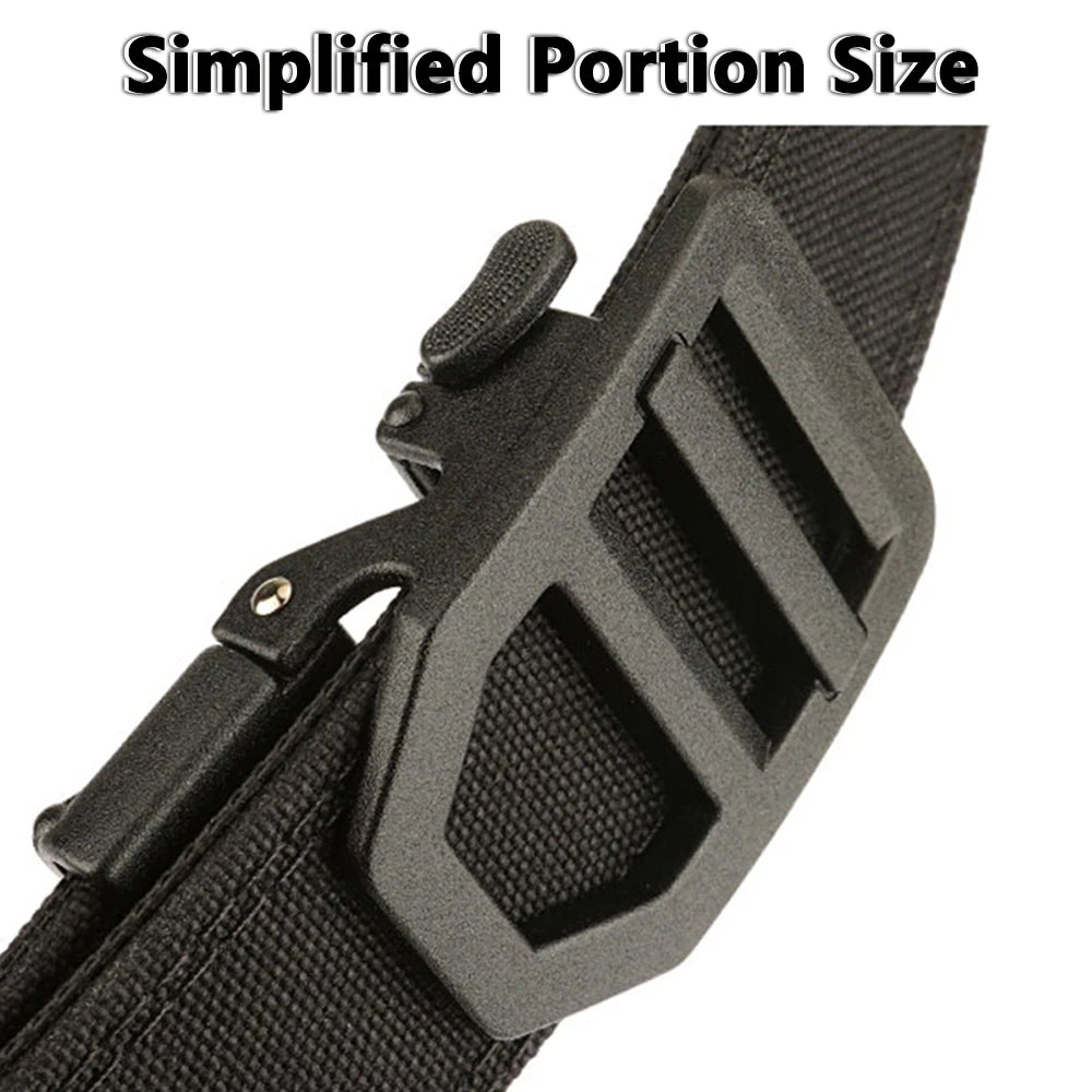 Ceinture tactique police TUSHI nylon boucle métal - BLACKBEARD OUTDOOR INDUSTRIES