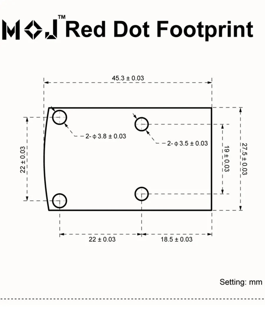 Adaptateur Universel pour Viseur Red Dot Airsoft M2/M4 – Montage sur Pistolet pour Accessoires Tactiques et de Chasse - BLACKBEARD OUTDOOR INDUSTRIES