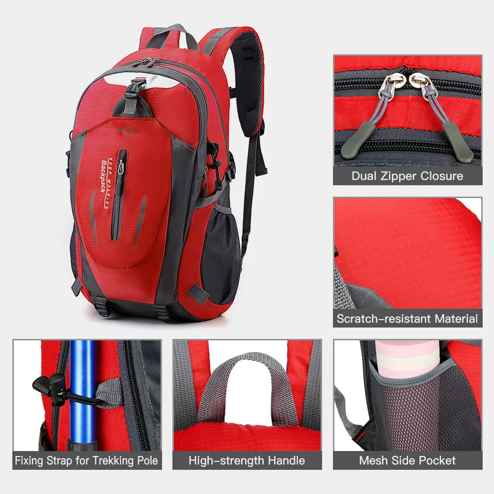 Sac à Dos de Randonnée LIXADA 40L – Imperméable & Ultra Léger | Trekking, Camping, Voyage - BLACKBEARD OUTDOOR INDUSTRIES