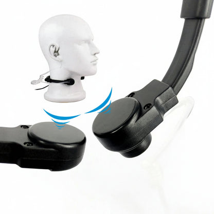 Micro-Gorge à Tube d’Air Motorola – Casque Vibration Laryngale XiR P8268, MTP850S, APX, DP, DGP