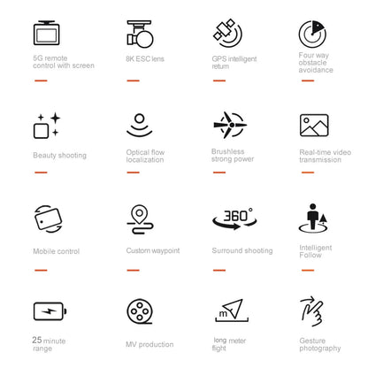 2025 V168 Pro MAX GPS Drone 8K Professional HD Camera 5G WIFI FPV 360° Ma boutique