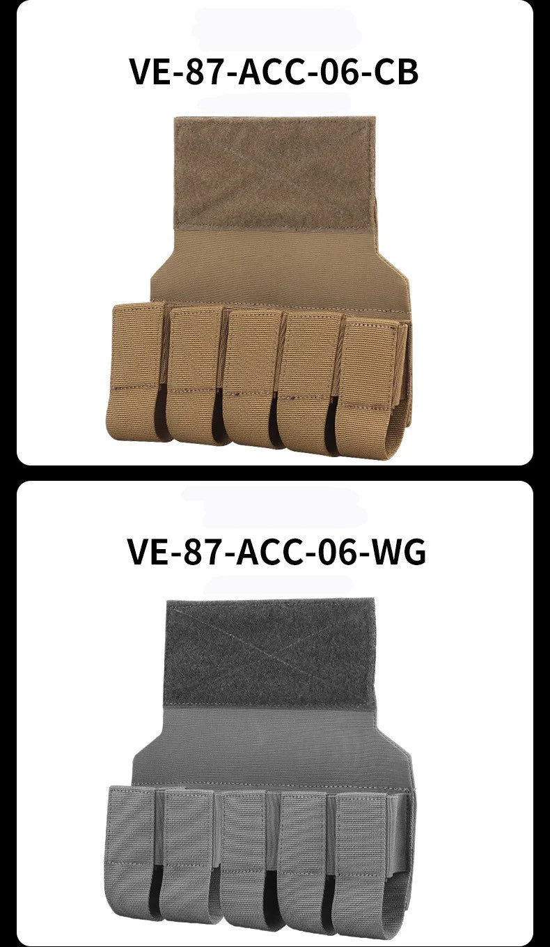 Pochette pour Grenades M203 – Porte-Grenades 5 Éléments 40MM – Accessoire pour Gilet Tactique Micro, Veste de Combat et Transporteur de Plaque - BLACKBEARD OUTDOOR INDUSTRIES