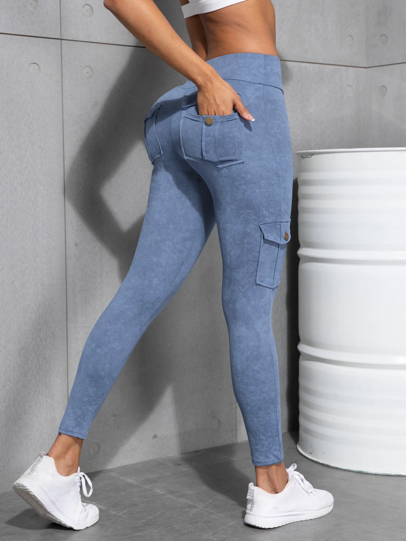 Legging Yoga Femme Sans Coutures Taille Haute – Poche, Gainant, Butt Lift - BLACKBEARD OUTDOOR INDUSTRIES