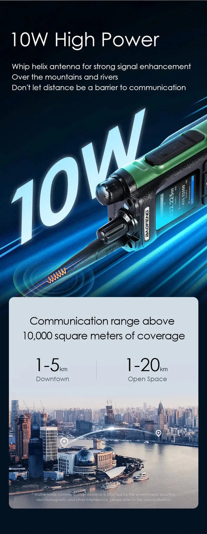 🔊 Talkie-Walkie Baofeng UV-32 – Puissant, Multi-Bande, Programmable via Bluetooth Ma boutique