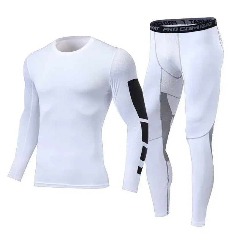 Ensemble sport homme compression, 2, 3 ou 5 pièces