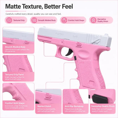 Réplique airsoft rose type Glock 18 – Spring 6 mm
