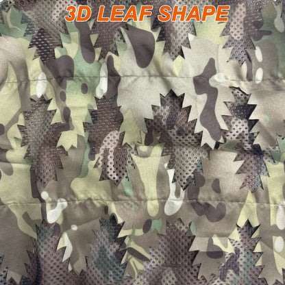 Casquette Camouflage 3D Respirante – Chasse, Airsoft, Tir, Observation de la Faune | Camo Feuillage Ultra-Réaliste - BLACKBEARD OUTDOOR INDUSTRIES