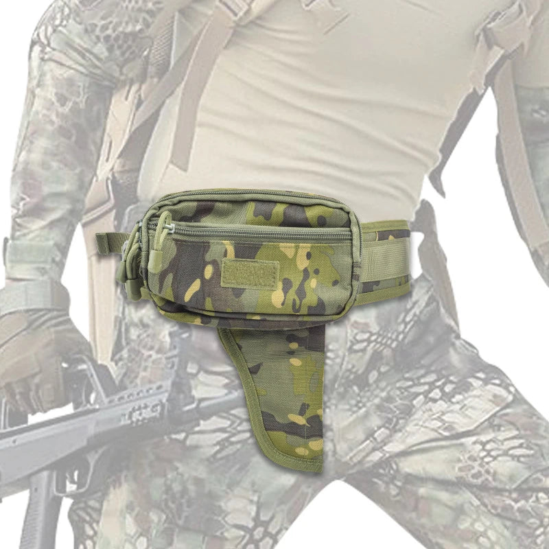 Sacoche banane tactique discrète avec poche holster