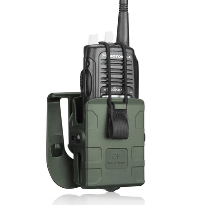 Holster Radio Universel Réglable – Étui Coque Rigide Quick Draw pour Motorola APX6000, Kenwood, Hytera – Noir ou Vert