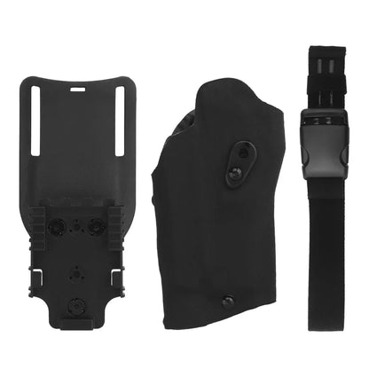 Holster Cuisse Tactique GB-79 SIG Sauer P320 + X300 – Système QLS, Sangle Cuisse, Droitier | Noir, Ranger Green, Coyote, Multicam - BLACKBEARD OUTDOOR INDUSTRIES