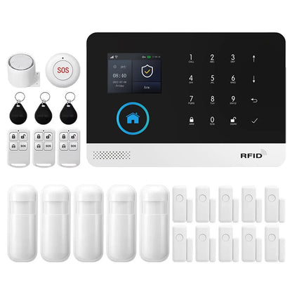 Kit Alarme Connectée WiFi 4G PGST — Détecteur Mouvement, Capteur Porte, Application Tuya - BLACKBEARD OUTDOOR INDUSTRIES