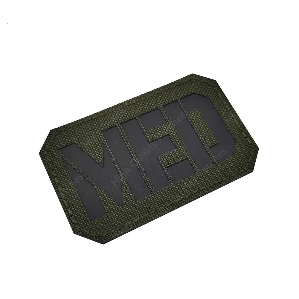 MEDIC Embroidered Patch IR Reflective Glow in Dark Tactical Military Patches Medical MED EMT PARAMEDIC Emblem PVC Rubber Badges - BLACKBEARD OUTDOOR INDUSTRIES
